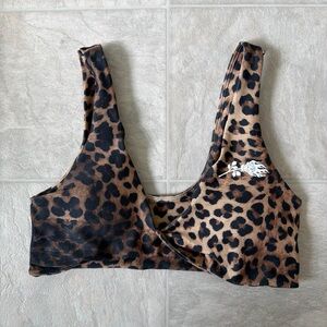 Leopard Print Sports Bra